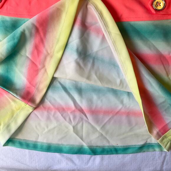 CRB Girl’s ShortSleeve Knee Length Stretch Dress size 16,White & Rainbow,Unicorn - Picture 8 of 10